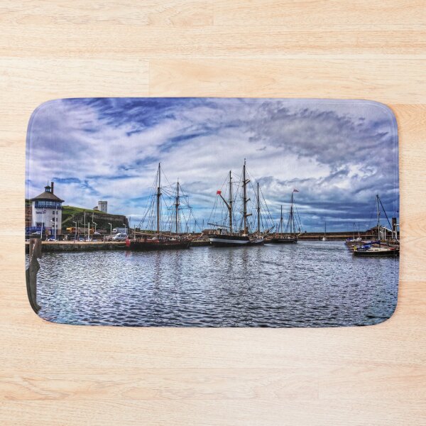 Item preview, Tall Ships in Whitehaven Harbour designed and sold by tomg.