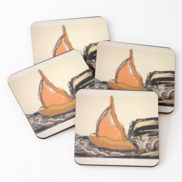 Item preview, Ships along the shore  designed and sold by Tonyasartprints.