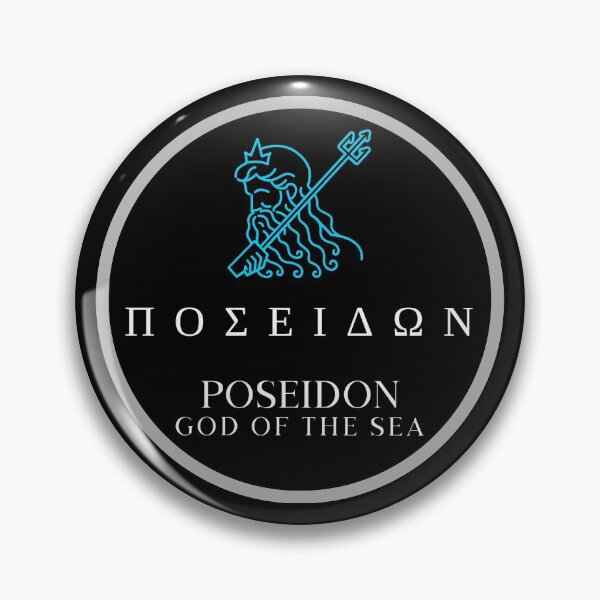 Item preview, Poseidon Greek God of the Sea Trident Mythology Design designed and sold by OnyxMoonDesigns.