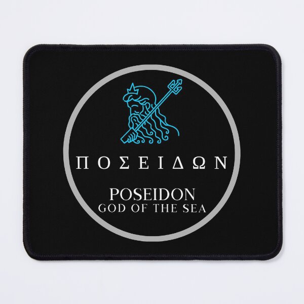 Item preview, Poseidon Greek God of the Sea Trident Mythology Design designed and sold by OnyxMoonDesigns.