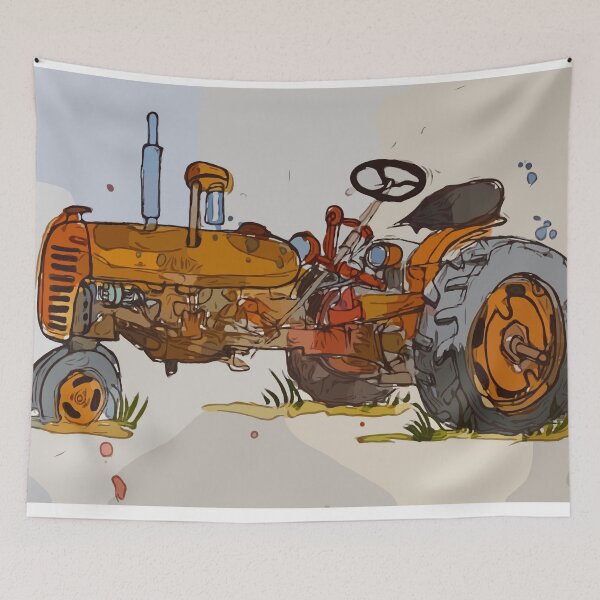 Item preview, Old antique Tractor - WelshDesigns designed and sold by welshdesigns.
