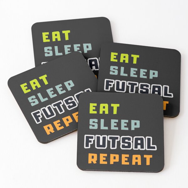 Item preview, Eat Sleep Futsal Repeat - Health Fitness Sport Game designed and sold by ViewerEqualsPhoton.