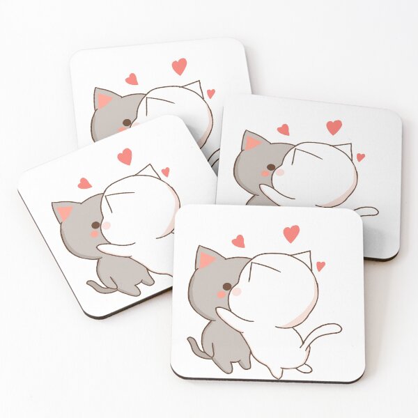 Item preview, UwU cats kissing designed and sold by TacoBowl.
