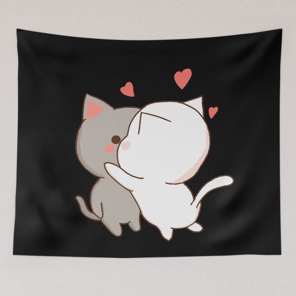 Item preview, UwU cats kissing designed and sold by TacoBowl.