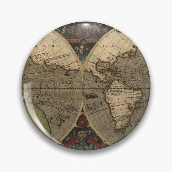 Item preview, Vintage World Map ca 1595 designed and sold by implexity.