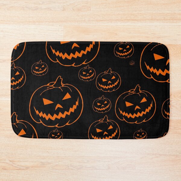 Item preview, Orange Halloween pumpkin pattern designed and sold by Smiley-10.
