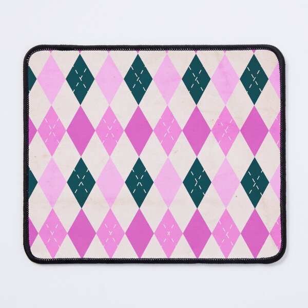 Item preview, Pink argyle pattern designed and sold by Artystico  ⭐⭐⭐⭐⭐.