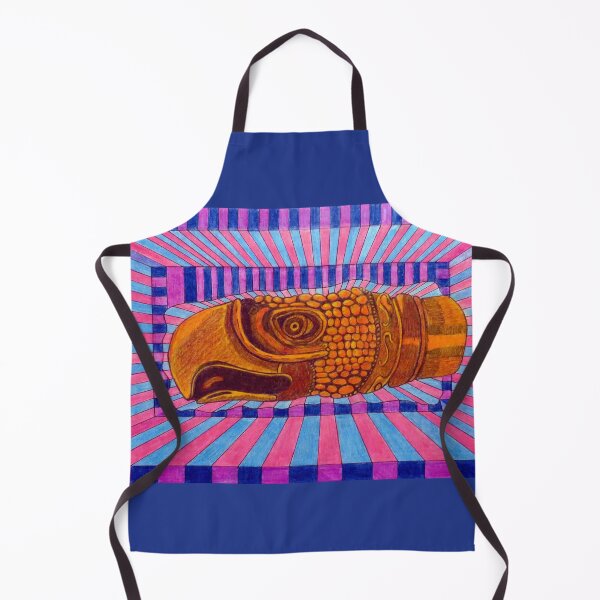 Item preview, 594 - MIXTEC LIP ORNAMENT - DAVE EDWARDS - COLOURED PENCILS - 2021 designed and sold by BLYTHART.
