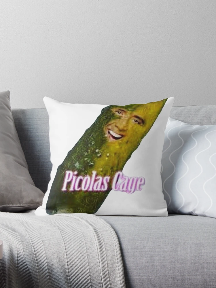 Picolas Cage Pillow for Sale by Art chick Redbubble