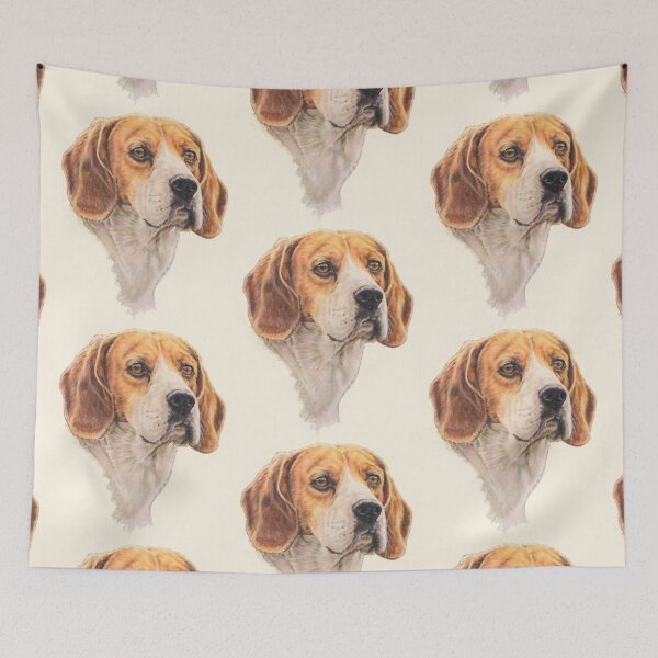 Item preview, Beagle Hound in Colored Pencil designed and sold by BarbBarcikKeith.