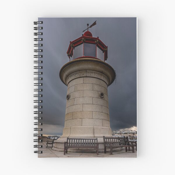 Item preview, Ramsgate Lighthouse and Harbour Storm Approaching designed and sold by rogerstanger.