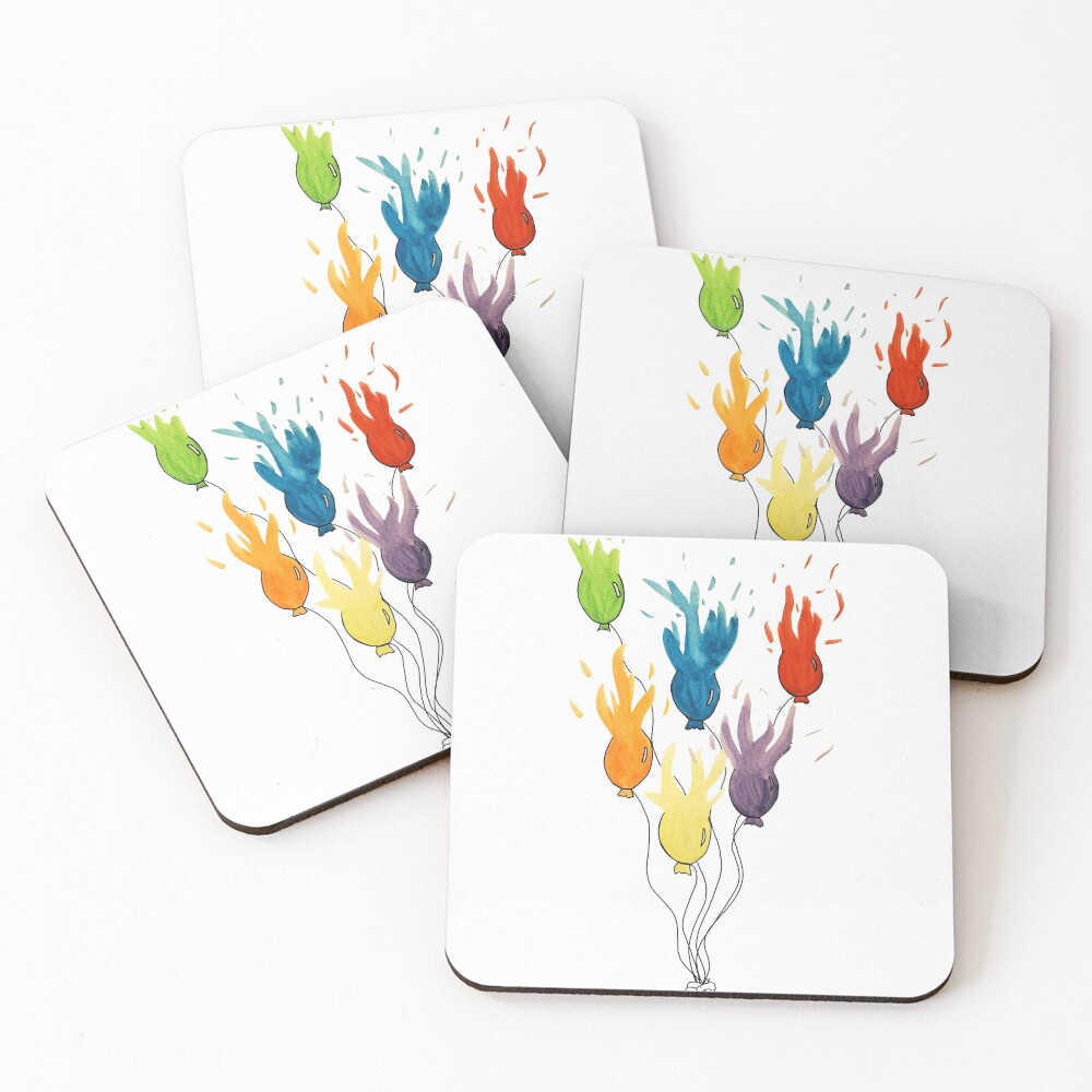 Item preview, Coasters (Set of 4) designed and sold by J-Rage.