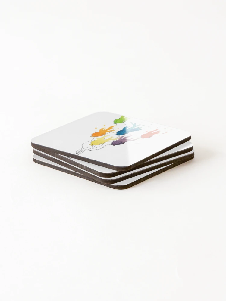 Thumbnail 4 of 5, Coasters (Set of 4), Emotion Explosion designed and sold by J-Rage.