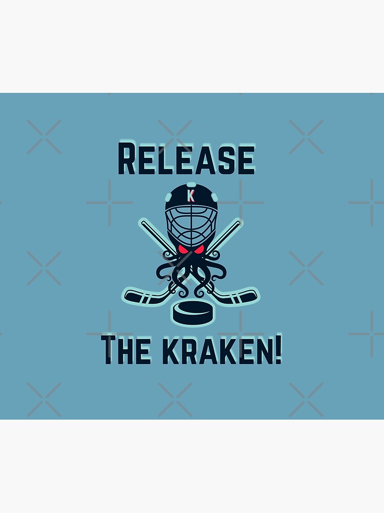Disover Seattle Kraken, Release The Kraken Version 4 Shower Curtain