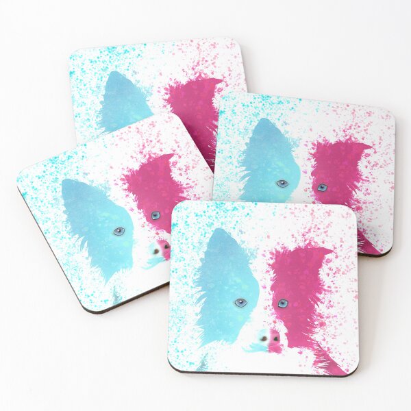 Item preview, Border collie painting designed and sold by Tea-Kup.