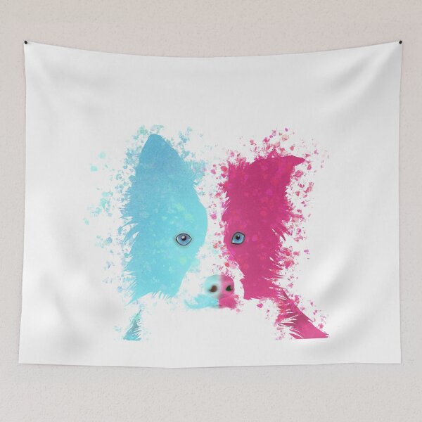Item preview, Border collie painting designed and sold by Tea-Kup.