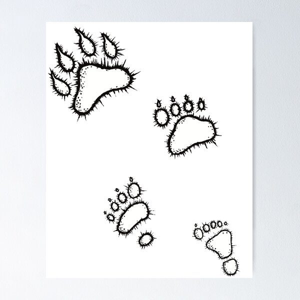 Item preview, Werewolf footprints designed and sold by cheapheat.