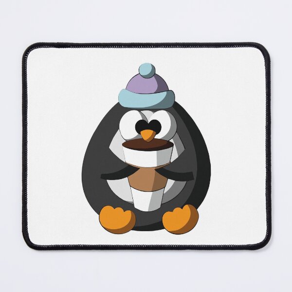 Item preview, penguin drinking coffee designed and sold by Shirtcutestore  ⭐⭐⭐⭐⭐.