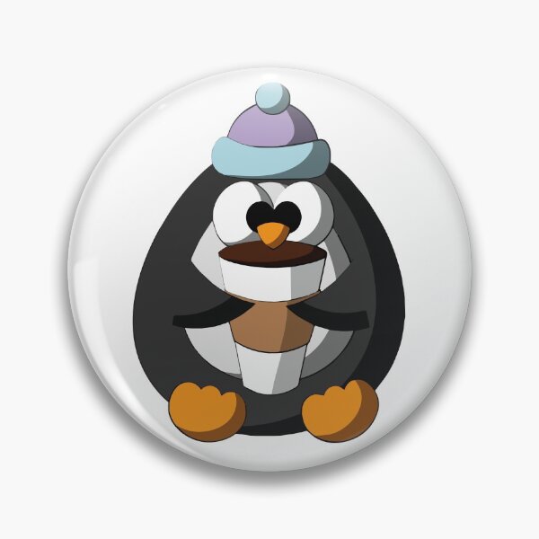 Item preview, penguin drinking coffee designed and sold by Shirtcutestore  ⭐⭐⭐⭐⭐.