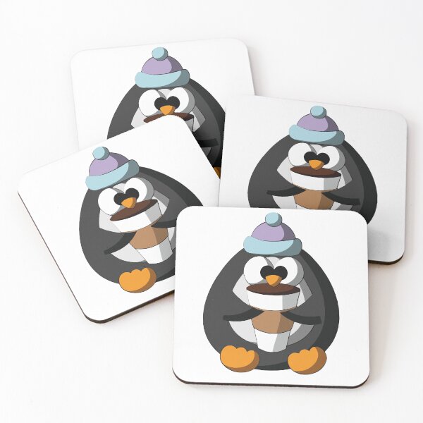 Item preview, penguin drinking coffee designed and sold by Shirtcutestore  ⭐⭐⭐⭐⭐.