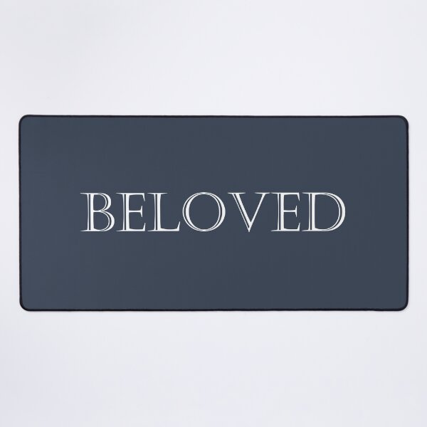 Item preview, Deep Blue Beloved Simple Word designed and sold by Brenander.