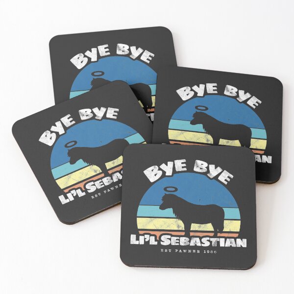 Item preview, Bye bye Li'l Sebastian • Est Pawnee 1986 (Blue) designed and sold by Gabradoodle Tees.