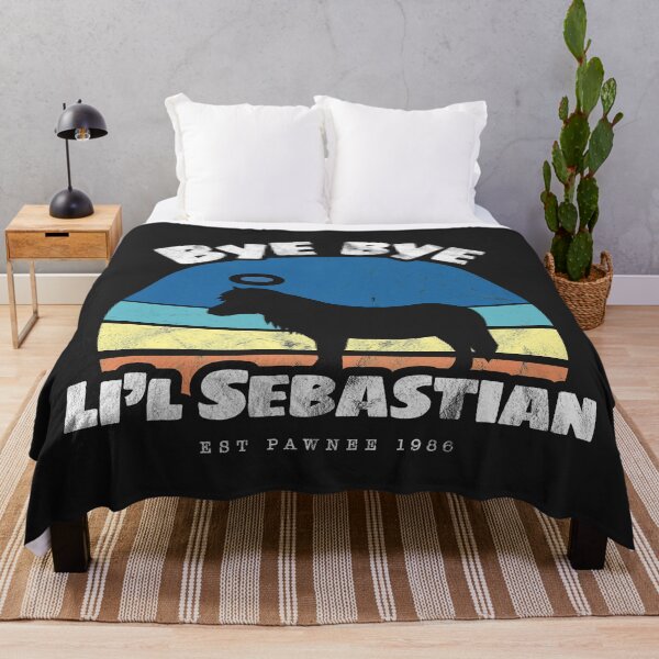 Item preview, Bye bye Li'l Sebastian • Est Pawnee 1986 (Blue) designed and sold by Gabradoodle Tees.