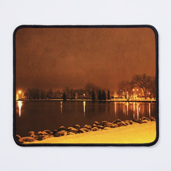 Item preview, Snowy Night at the Lake designed and sold by Alyce Taylor.
