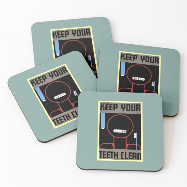 Item preview, Keep Your Teeth Clean. A WPA poster from the Depression. designed and sold by IXXIN.