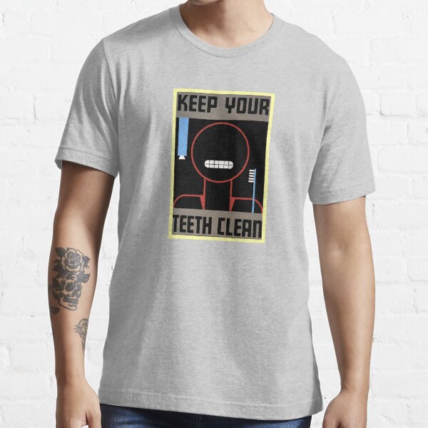 Keep Your Teeth Clean. A WPA poster from the Depression. Essential T-Shirt