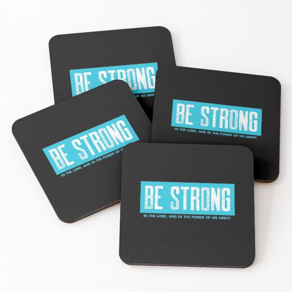 Item preview, Be Strong in the Lord and in the Power of His Might designed and sold by TatteredFaith.