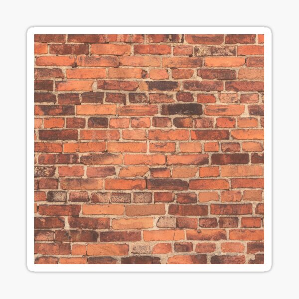 "Brick wall" Sticker for Sale by salvage203 Redbubble
