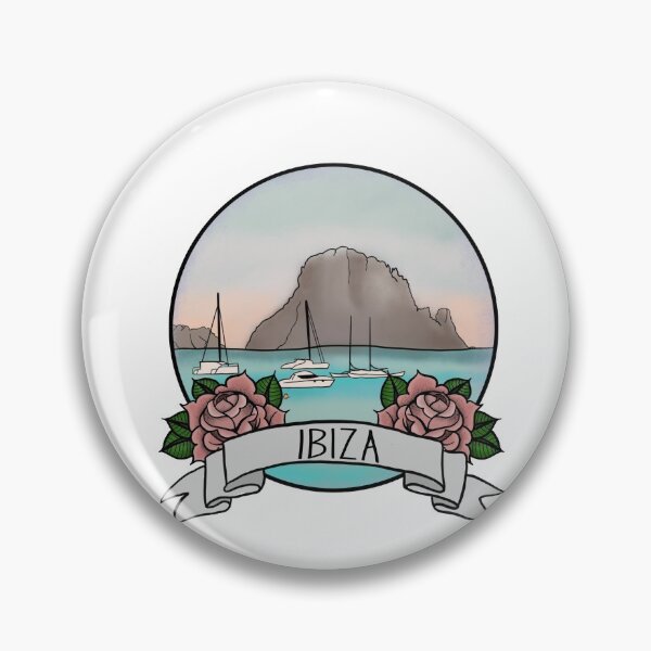 Item preview, Ibiza Es Vedra sunset - traditional tattoo  designed and sold by morganbethdraws.