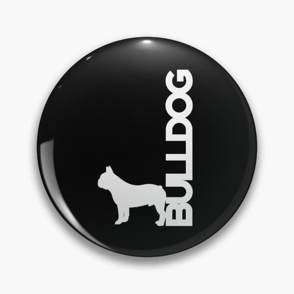 Item preview, Bulldog Dog Breed Silhouette in Black and White designed and sold by AlohaHound.
