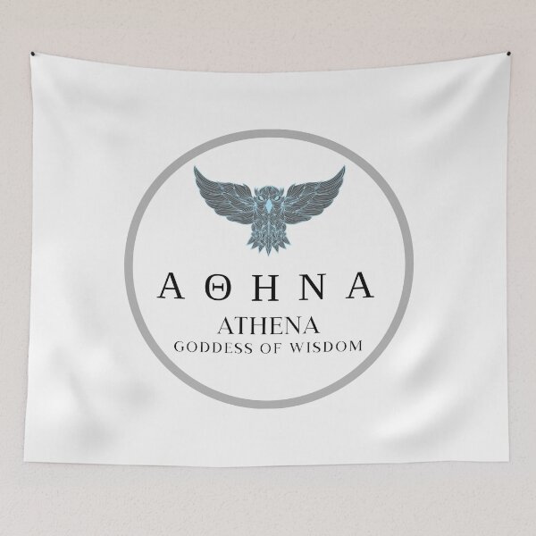 Item preview, Athena Greek Goddess of Wisdom Owl Mythology Design designed and sold by OnyxMoonDesigns.