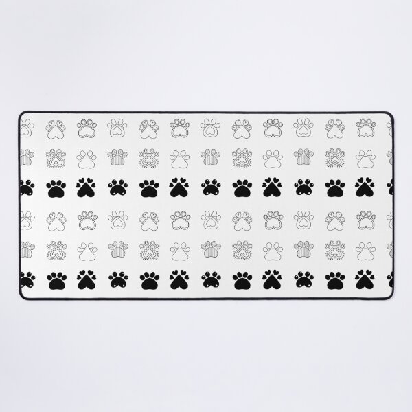 Item preview, Dog & Puppy Pet Paws Stickers Pack #1 of 3 for Dog Lovers Black White Journals Diaries Scrapbooking Sticker Books designed and sold by Hanlar.