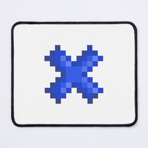 Item preview, Pixel Art Dark Blue X designed and sold by samftdstore.