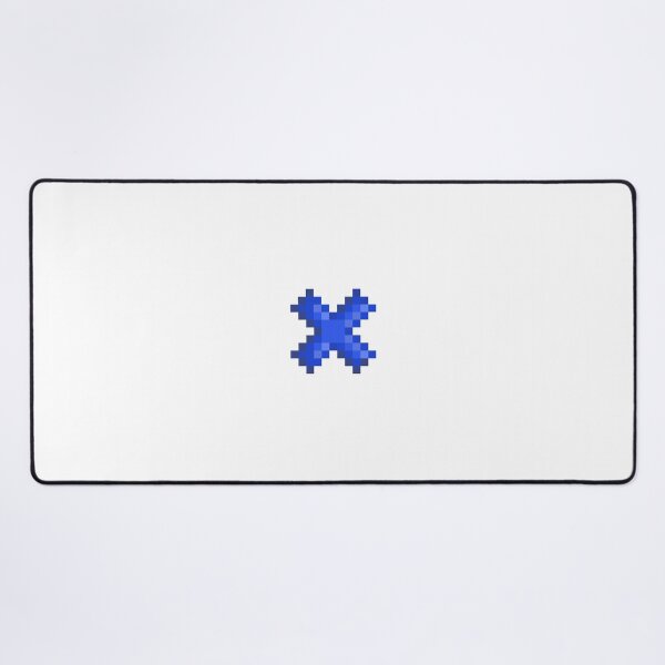 Item preview, Pixel Art Dark Blue X designed and sold by samftdstore.