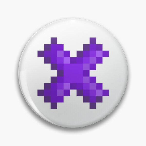 Item preview, Pixel Art Purple X designed and sold by samftdstore.