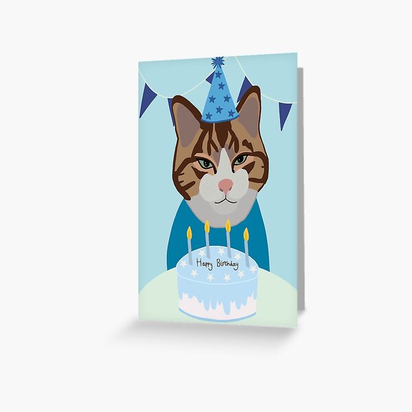 704-MSA Cat Kitten Tabby '2019' Graduation Glitter Greeting Card NEW 