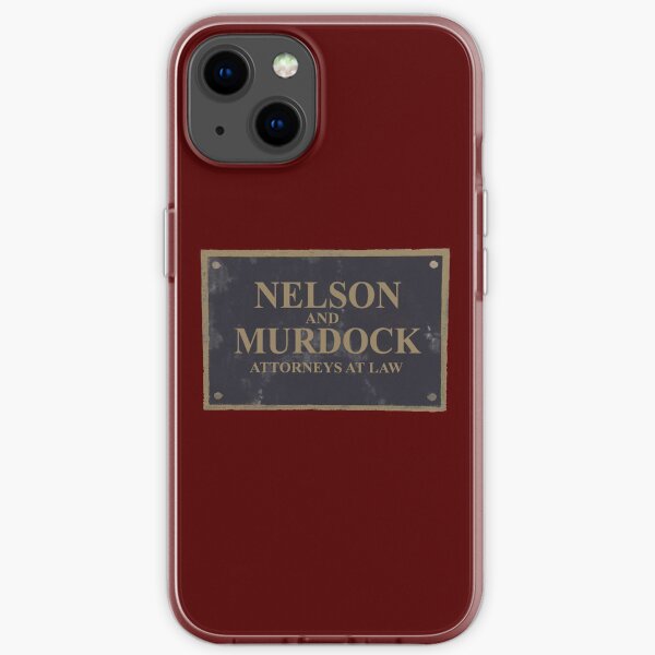 Nelson and Murdock iPhone Soft Case