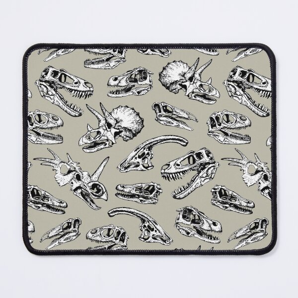 Item preview, Gray Dinosaur Skulls designed and sold by somecallmebeth.