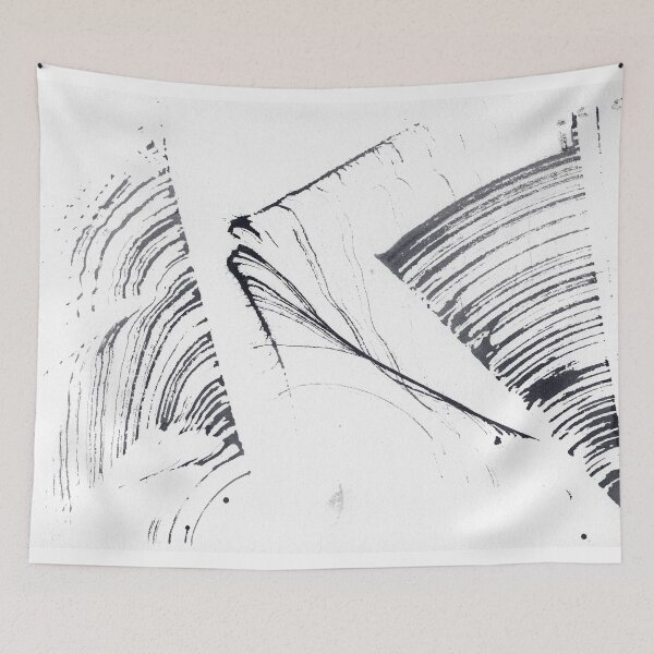 Item preview, ink explorations (170) - abstract black india ink painting designed and sold by expl-rations.