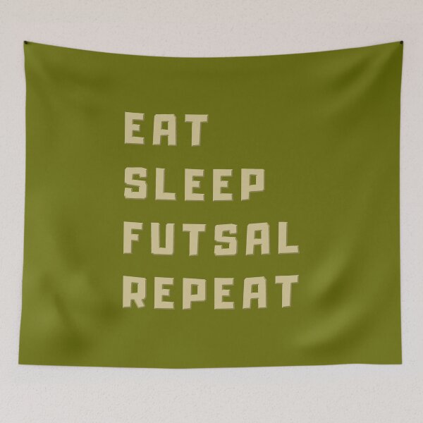 Item preview, Eat Sleep Futsal Repeat - Health Fitness Sport Game designed and sold by ViewerEqualsPhoton.