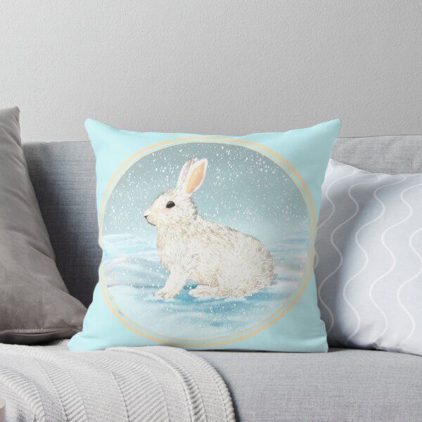 Item preview, Snowshoe Hare Snowy Day designed and sold by Fernheart Designs.