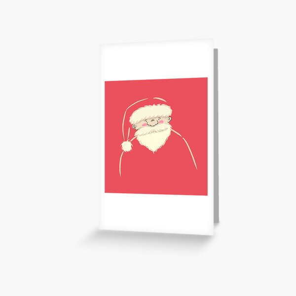 Jolly Old Santa Greeting Card