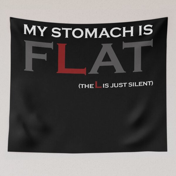 Item preview, MY STOMACH IS FLAT designed and sold by Rami Khalifah.