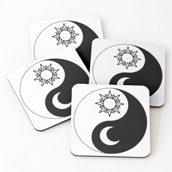 Item preview, YIN/YANG, SUN/MOON - DUALITY - OPPOSITES designed and sold by MrCreativeArts.