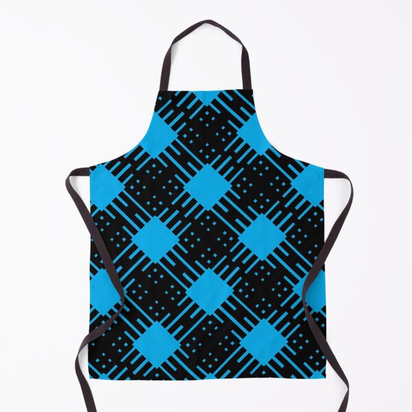 Aperçu de l'œuvre Criss Cross Angled Dash Line Pattern 2 en noir et bleu créée et vendue par Neil Feigeles.