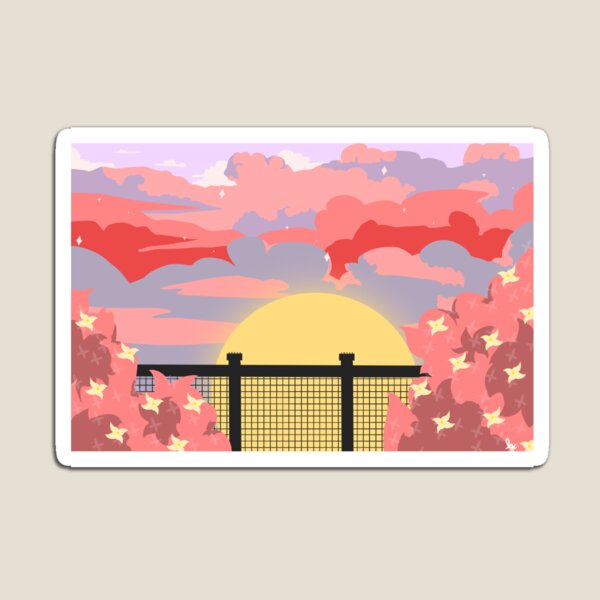 Item preview, Early Morning l Anime scenery designed and sold by Lilgeekchase.